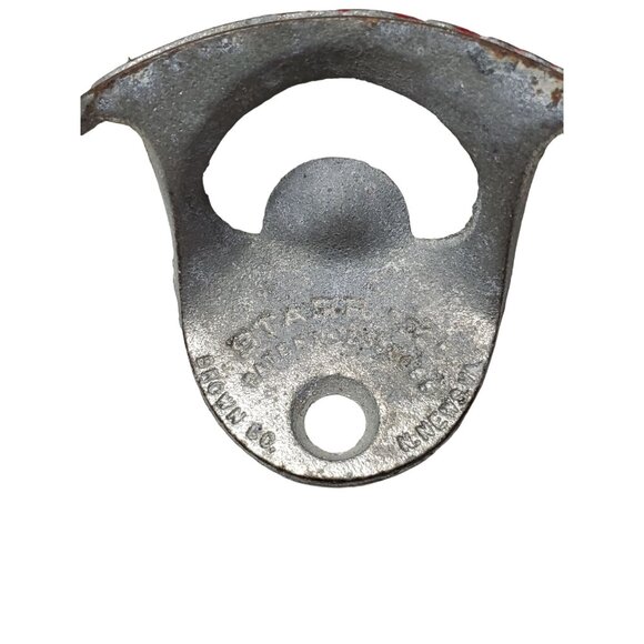 Vintage Enjoy Coca Cola Metal Wall Mount 3 1/8" x 2.5" Bottle Opener - Picture 3 of 5